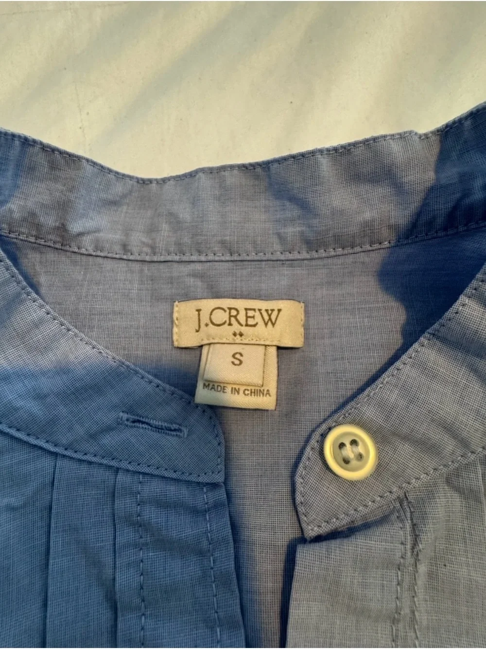 J. Crew Pintuck Front Shirt
